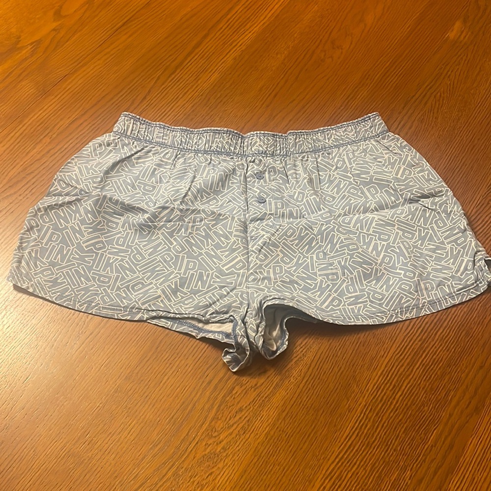 Pink Pajama Shorts, Size Small.